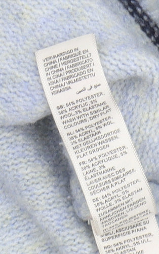 FatFace Girls Striped Pullover Jumper - Blue, Beige, 5-6 Years