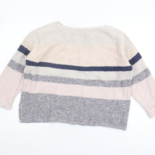 Fat Face Women's Striped Pullover Jumper Size 12
