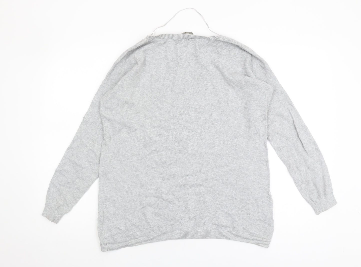 Oasis Women's Grey Pullover Jumper, Size S