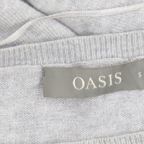 Oasis Women's Grey Pullover Jumper, Size S