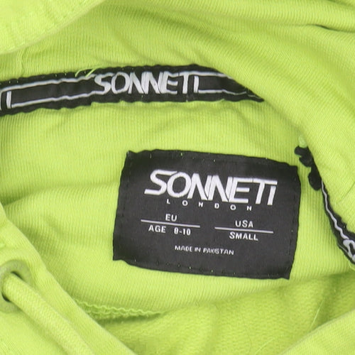 Sonneti Boys Green Pullover Hoodie - Size 10 Years