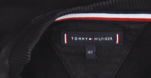 Tommy Hilfiger Boys Black Logo Sweatshirt - Size S