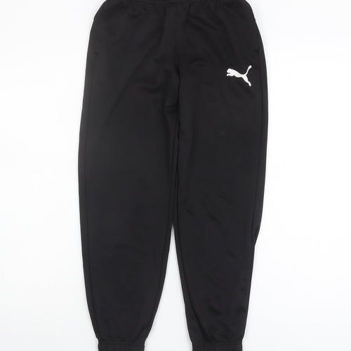 Puma Boys Black Jogger Trousers 11-12 Years