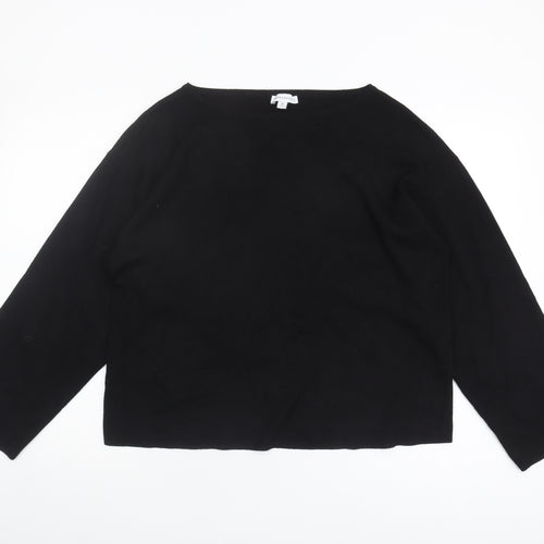 Warehouse Women's Black Pullover Jumper, Size 16