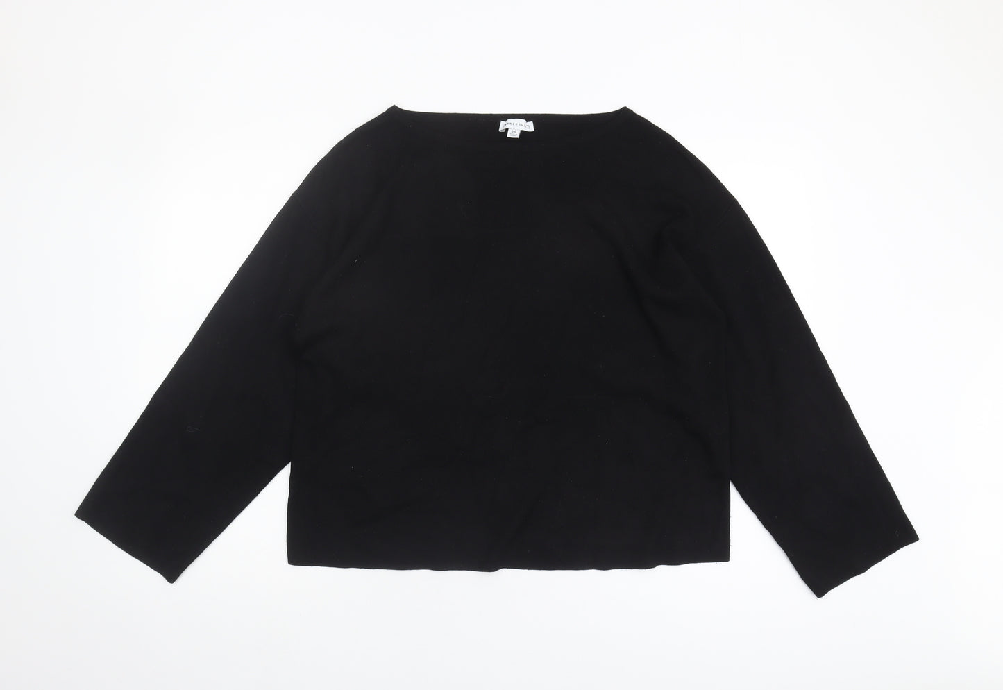 Warehouse Women's Black Pullover Jumper, Size 16