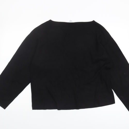 Warehouse Women's Black Pullover Jumper, Size 16