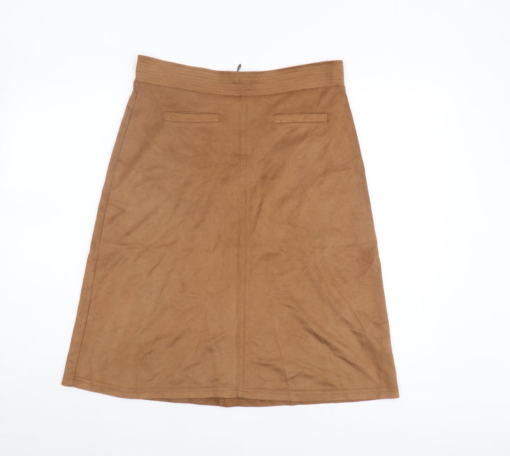 Principles by Ben de Lisi Women's Brown A-Line Skirt Size 12