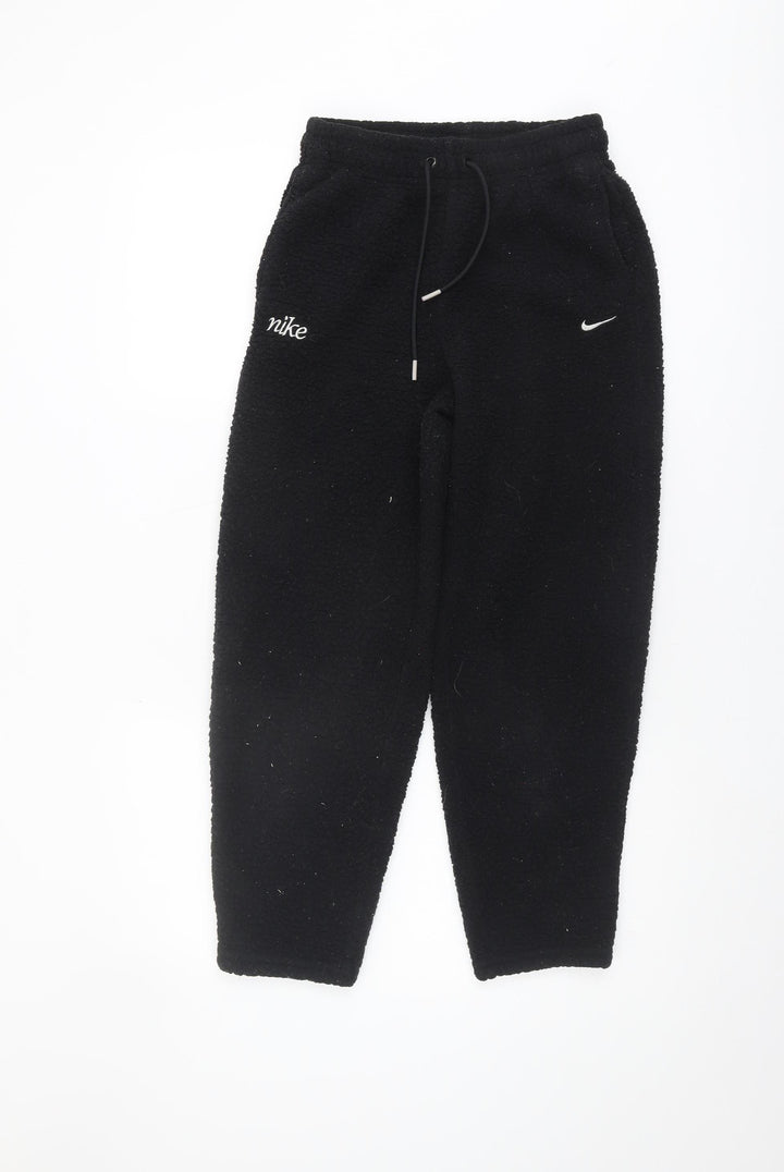 Nike Girls Black Jogger Trousers XS