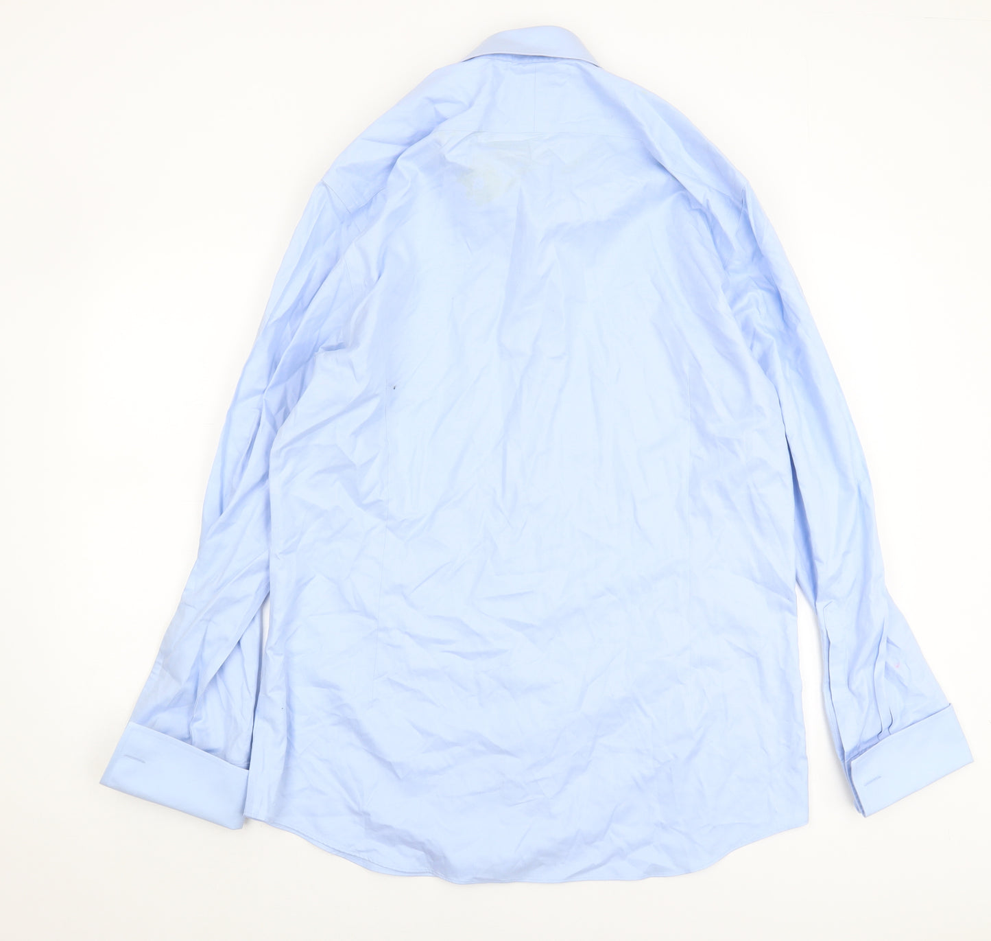 Charles Tyrwhitt Men's Blue Extra-Slim Fit Shirt 16.5