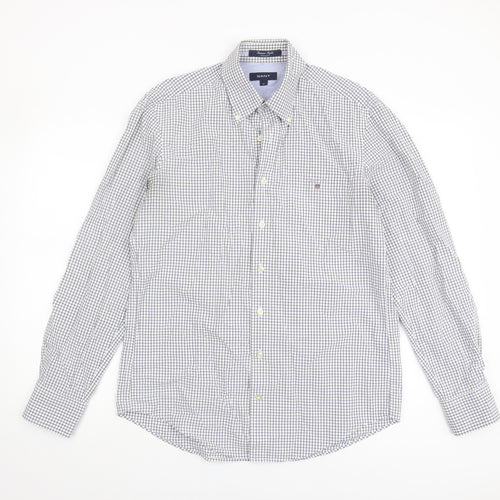 Gant Men's Multicoloured Check Shirt - Size M, Button-Up