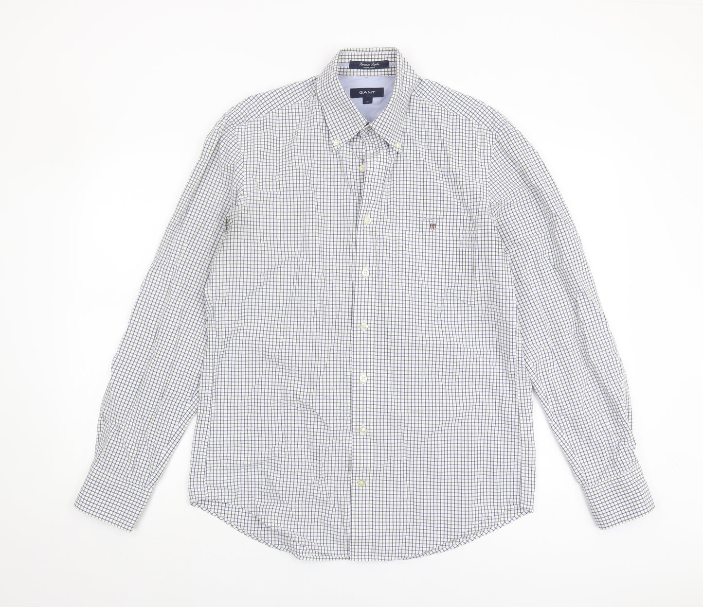 Gant Men's Multicoloured Check Shirt - Size M, Button-Up