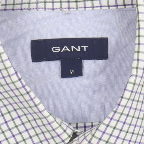 Gant Men's Multicoloured Check Shirt - Size M, Button-Up