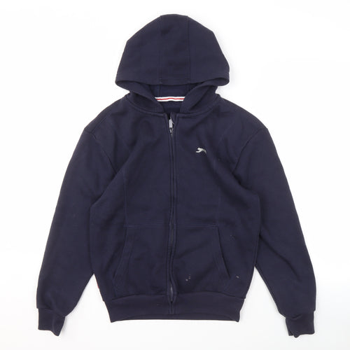 Slazenger Boys Blue Full Zip Hoodie 11-12 Years
