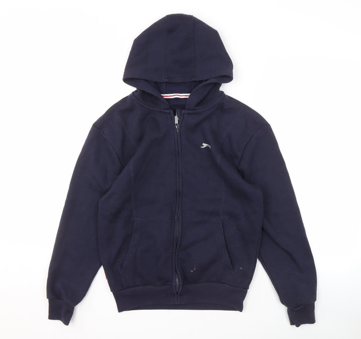 Slazenger Boys Blue Full Zip Hoodie 11-12 Years