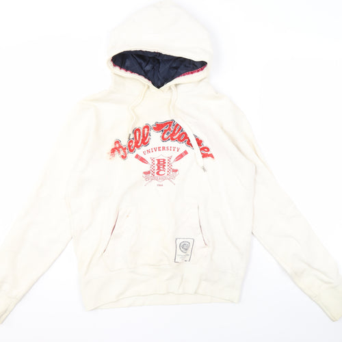Fred's Unisex White Medium College Hoodie