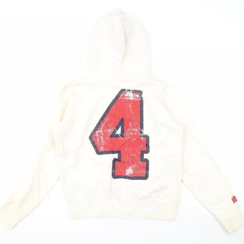 Fred's Unisex White Medium College Hoodie