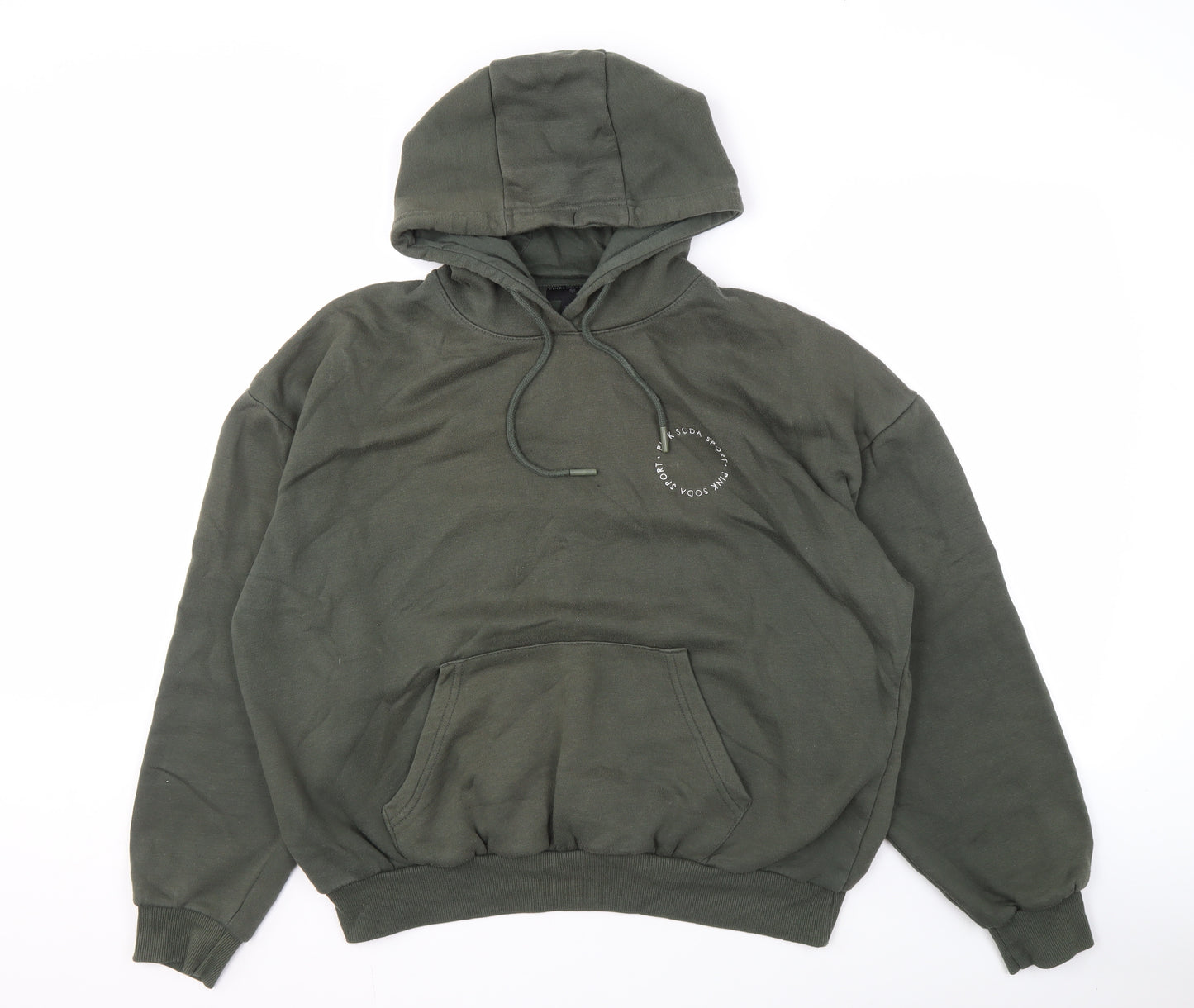 Pink Soda Sport Women's Green Pullover Hoodie Size 14