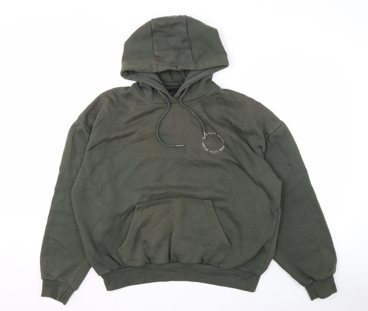 Pink Soda Sport Women's Green Pullover Hoodie Size 14