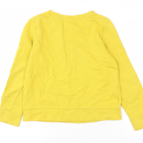 GAP Girls Yellow XL Sweatshirt, Pullover, Logo Accent