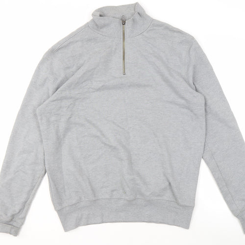 Peter Werth Men's Grey Pullover Sweatshirt M