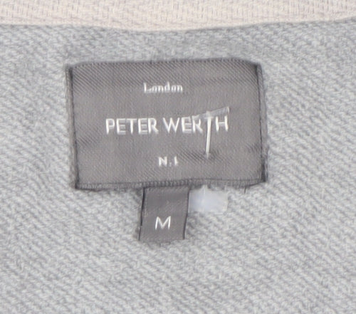 Peter Werth Men's Grey Pullover Sweatshirt M