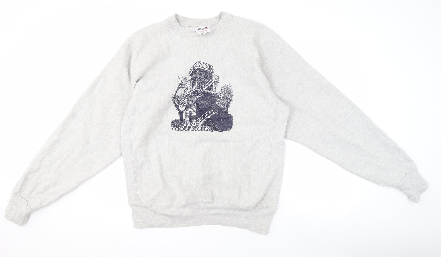 Collegiate Pacific Men's XL Grey Pullover Sweatshirt