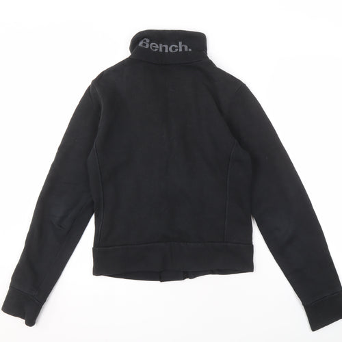 Bench Women's Black M Activewear Jacket with Full Zip