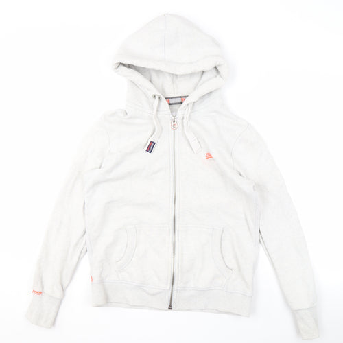 Superdry Men's Grey Full Zip Hoodie, L