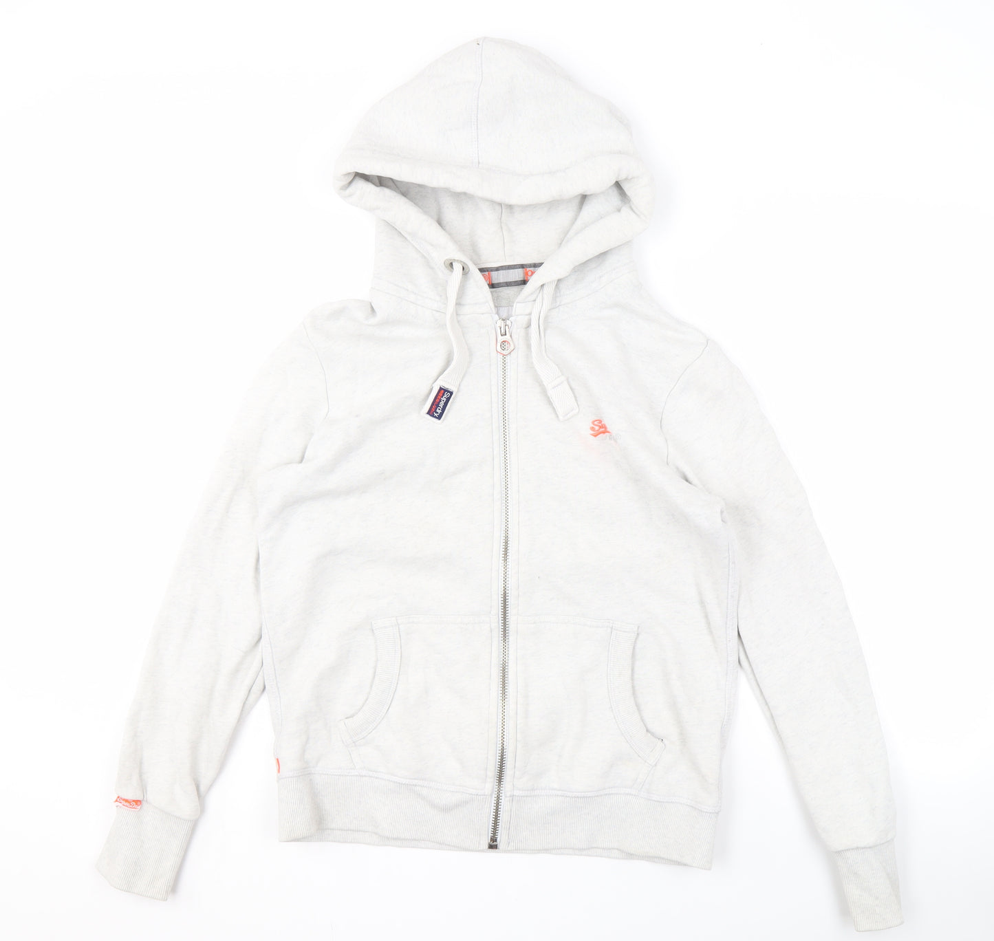 Superdry Men's Grey Full Zip Hoodie, L