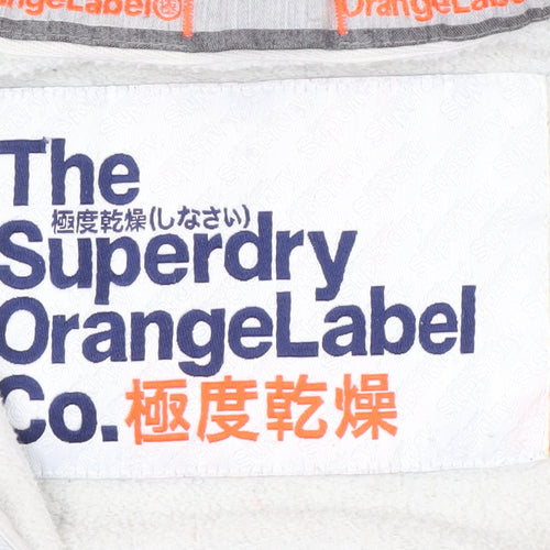 Superdry Men's Grey Full Zip Hoodie, L