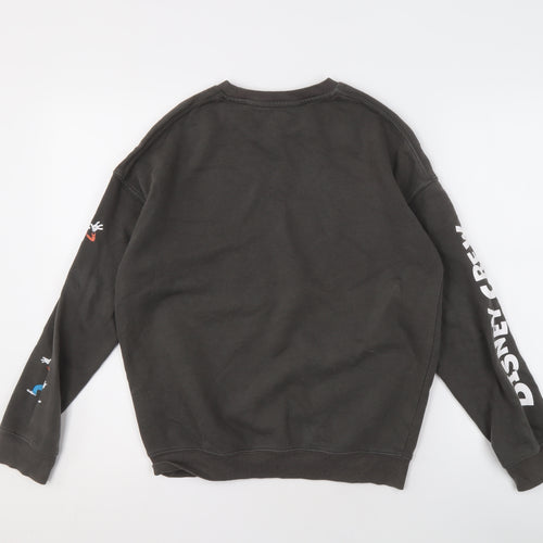 H&M Unisex Kids Black Disney Sweatshirt, 10-12 Years