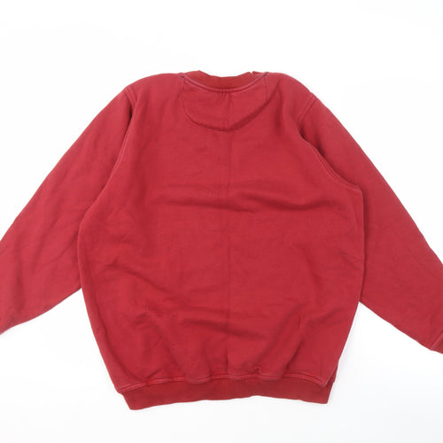 EWM Unisex Red Pullover Sweatshirt S Casual