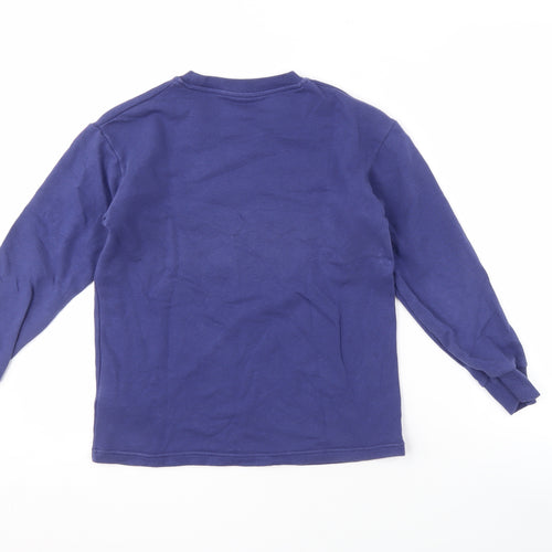 Uniqlo Boys Blue Spider-Man Long Sleeve T-Shirt, Size 10 Years