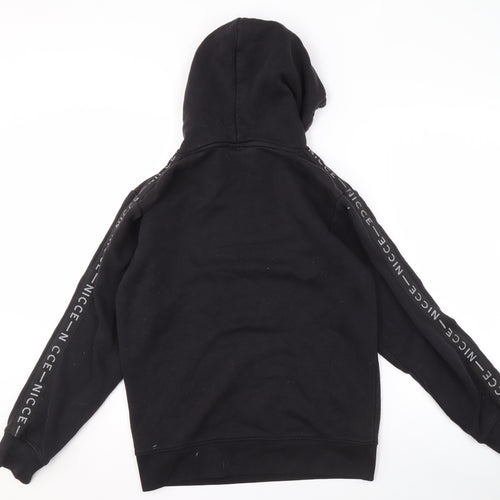 NICCE Men's Black S Pullover Hoodie, Graphic Print