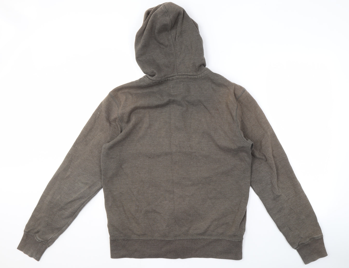 Gap Men's Grey Fleece Full Zip Hoodie Size S