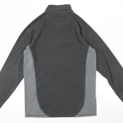 Trespass Men's Black 2XL 1/2 Zip Fleece Sweatshirt