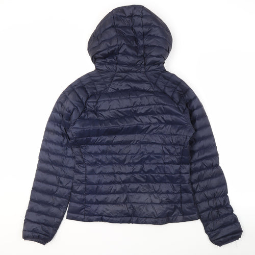 United Colors of Benetton Women's Blue Puffer Jacket Size 12