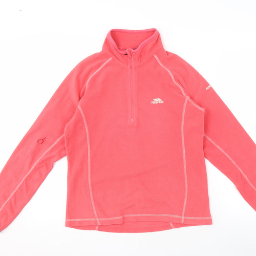 Trespass Women's Pink Fleece Pullover Sweatshirt S