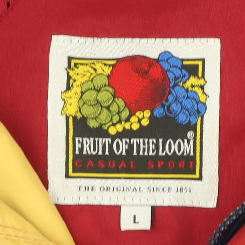 Fruit of the Loom Men's Blue Basic Jacket, Size L