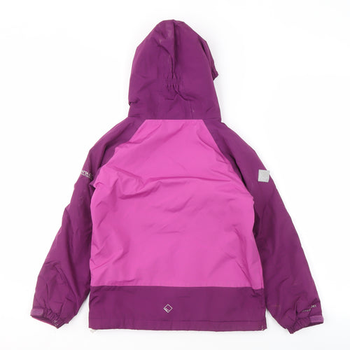 Regatta Girls Purple Waterproof Jacket 8 Years