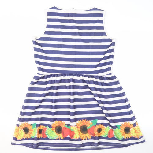 Henry Holland Women's Multicoloured Skater Dress - Size 16