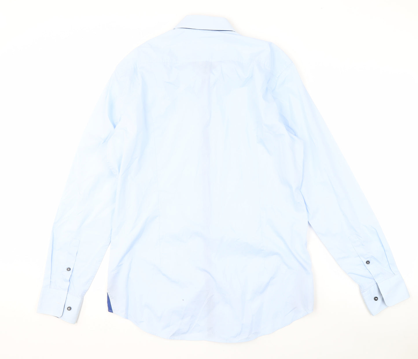 Hugo Boss Men's Blue Slim Fit Long Sleeve Shirt
