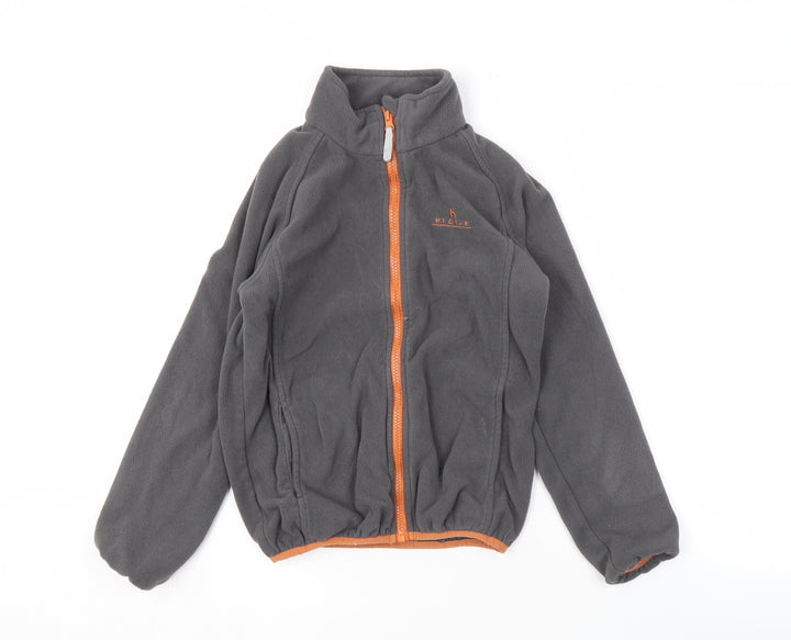Hi Gear Boys Grey Fleece Jacket 9-10 Years Full Zip