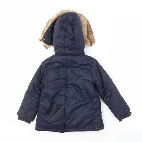 Mamas and Papas Unisex Blue Puffer Jacket, 18-24 Months