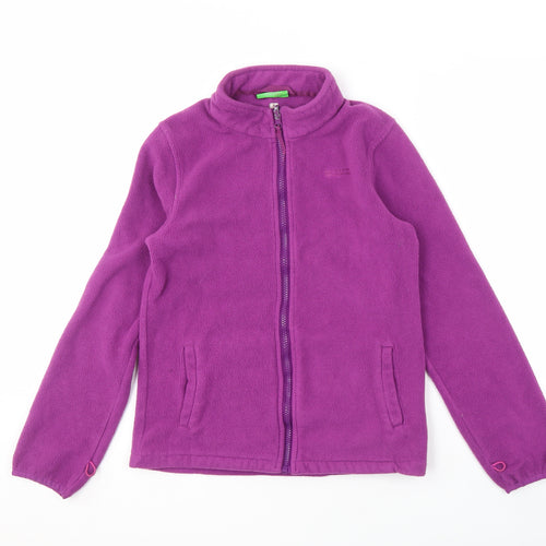 Mountain Warehouse Girls Purple Fleece Jacket - 13 Years