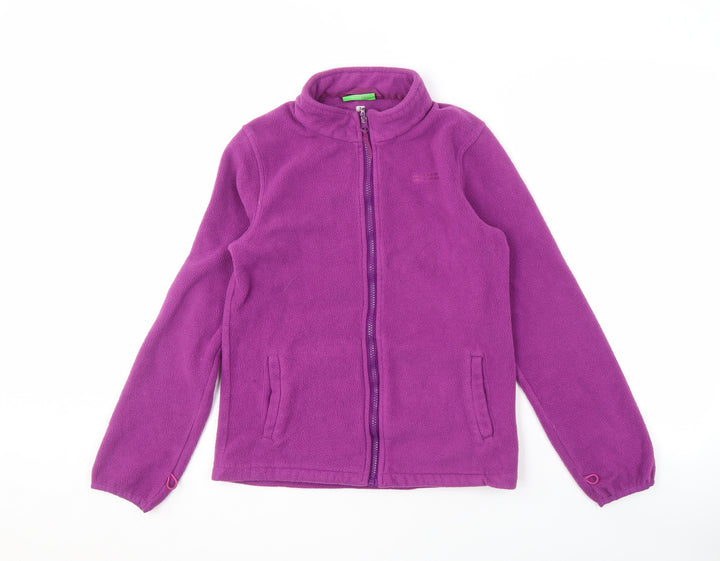 Mountain Warehouse Girls Purple Fleece Jacket - 13 Years