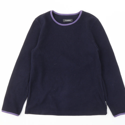 Hawkshead Women's Blue Fleece Pullover Sweatshirt Size 10