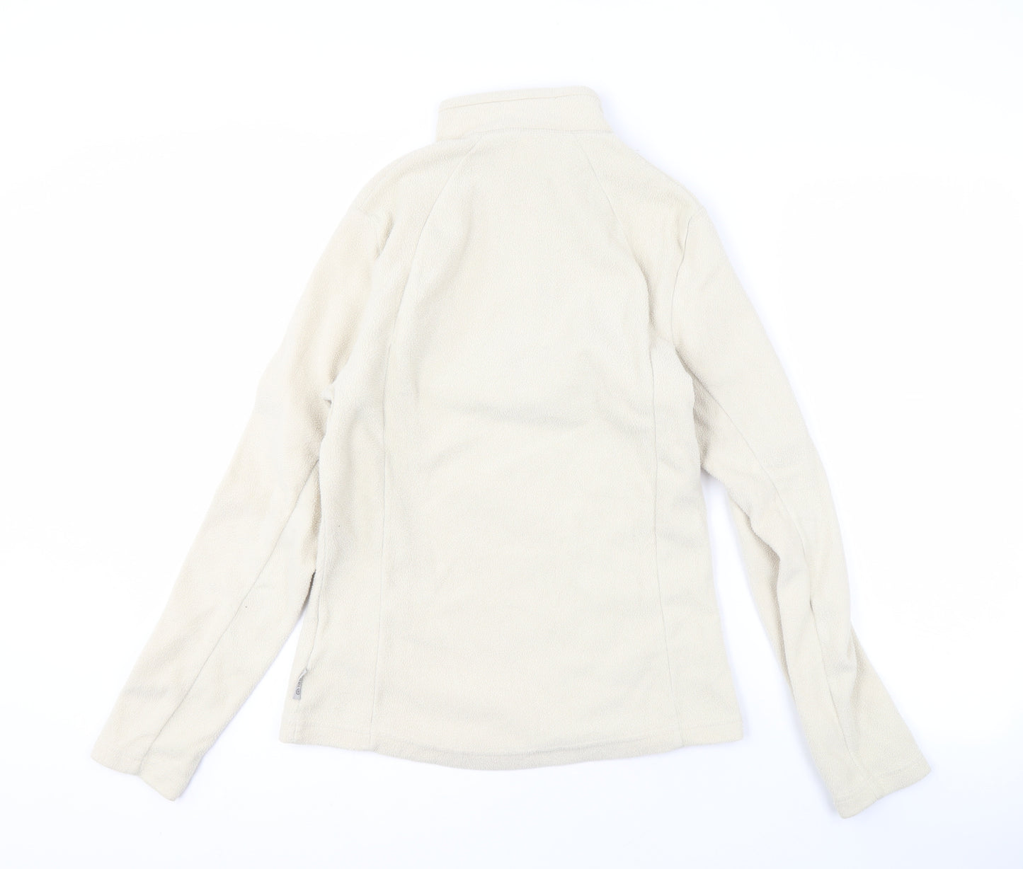 Quechua Women’s Beige High Neck Fleece Sweatshirt Size 10