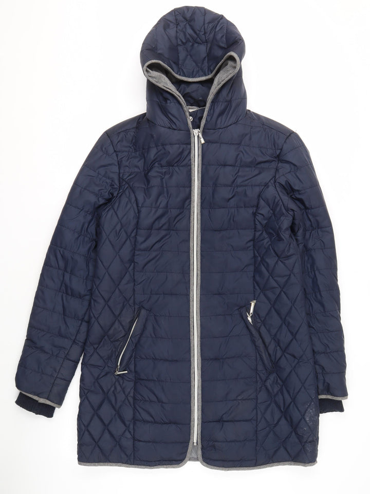 Cotton Traders Women's Navy Quilted Puffer Jacket 12