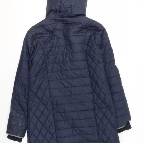 Cotton Traders Women's Navy Quilted Puffer Jacket 12